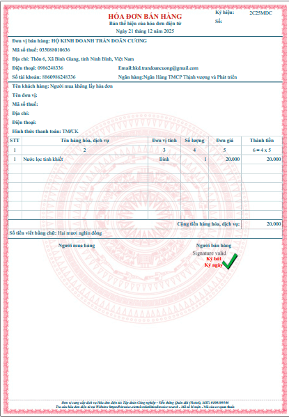 Hóa đơn điện tử Viettel