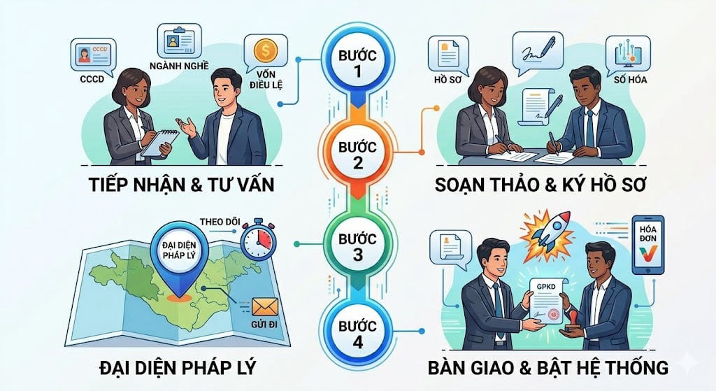 Dịch vụ thành lập doanh nghiệp